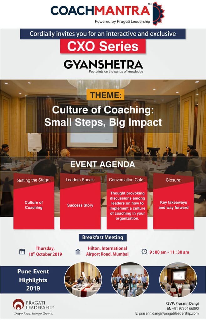 Culture of coaching event 2019